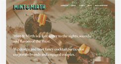 Desktop Screenshot of mintandmirth.com